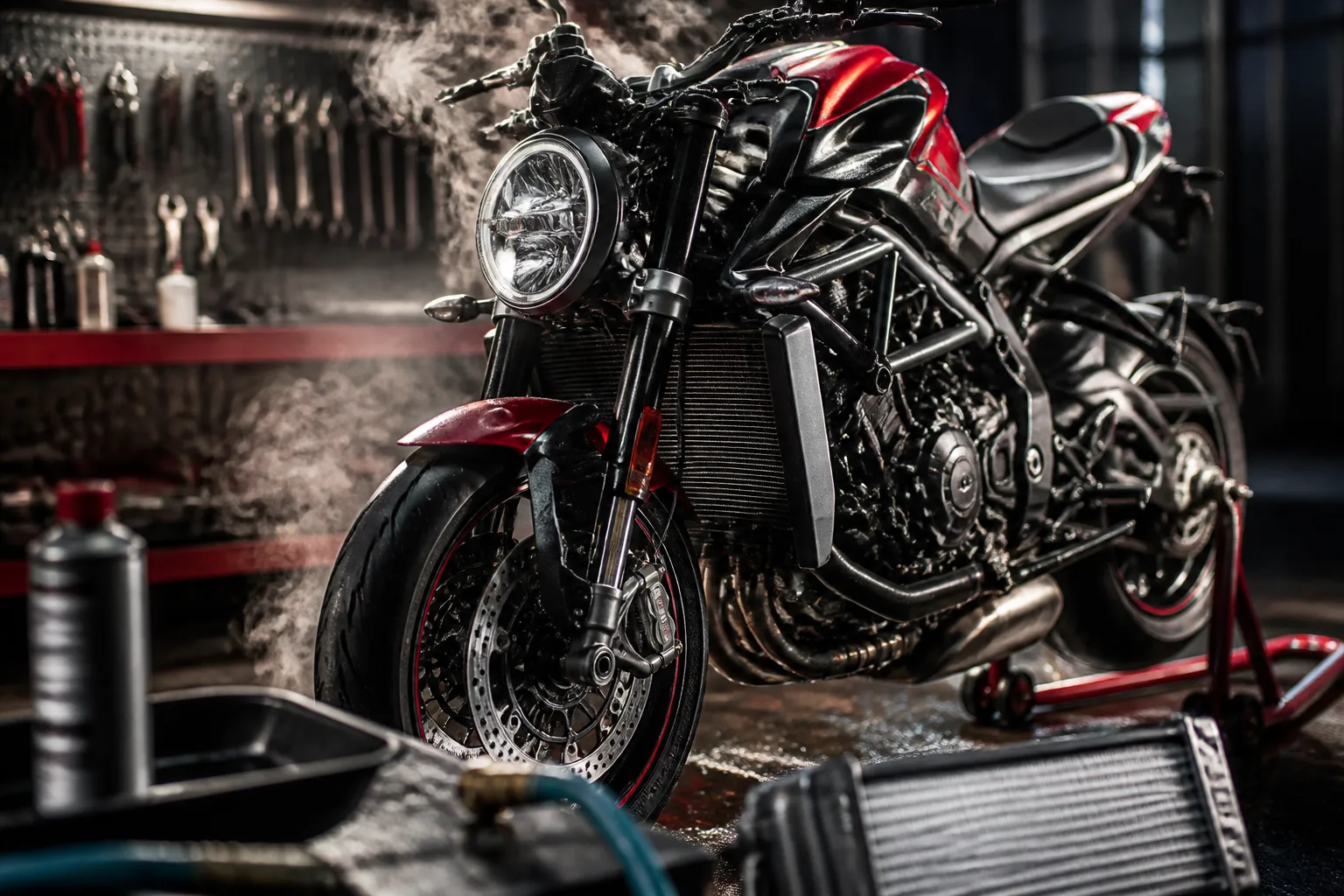 MV Agusta Brutale melegszik? Hűtési tippek